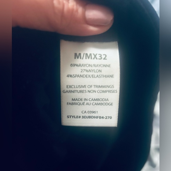 #101 black dress pants Mx32 - Picture 3 of 3